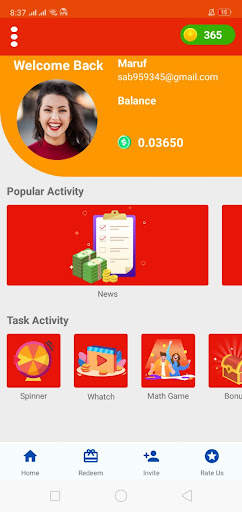 Next Earn - BDT Earning App स्क्रीनशॉट 1