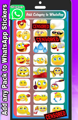 Naughty Emoji KeyBoard Adult Sticker for WhatsApp screenshot 1