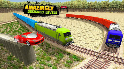 Car vs Train: High Speed Racing Game screenshot 1
