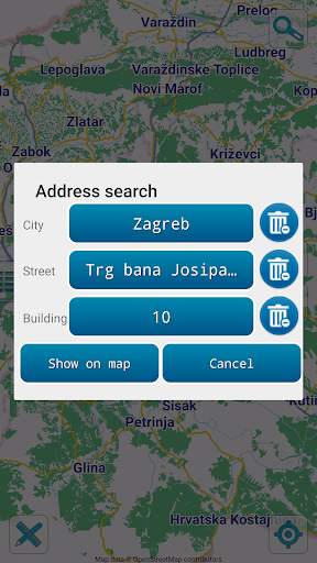 Map of Croatia offline screenshot 4