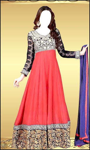 Women Anarkali Photo Suit screenshot 3