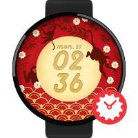 Red Monkey watchface by Mowmow on 9Apps
