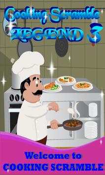 Cooking Scramble 3 Legend 2017 screenshot 1