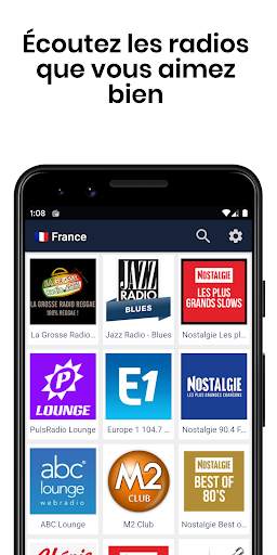 Radio and Music - FM Gratuites en Direct Player screenshot 1