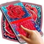 Red Flower Keyboard on 9Apps
