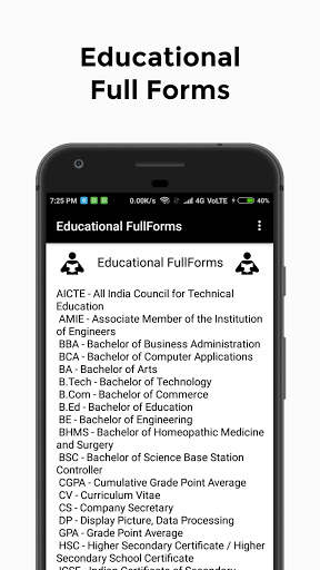 Full Forms for All screenshot 4