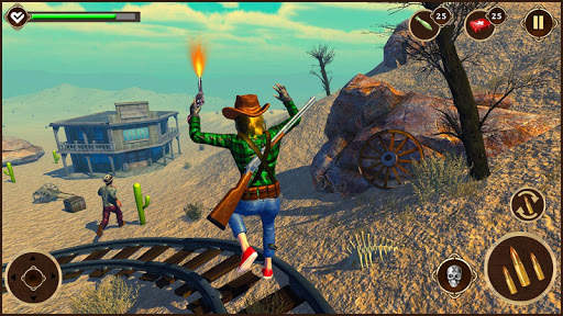 Ruthless Cowboy : Gun Fire War screenshot 2