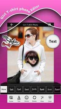 Girl T Shirt Photo Editor screenshot 3