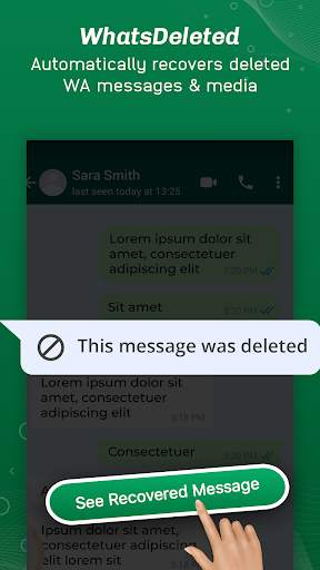 WhatsDeleted: Recover Deleted Chat Messages скриншот 1