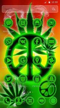 Rasta Weed Peace Reggae Theme screenshot 7