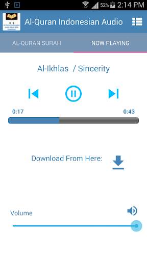 Quran Indonesian Audio Offline screenshot 5