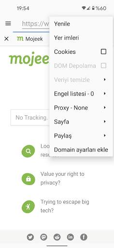 Privacy Browser screenshot 3