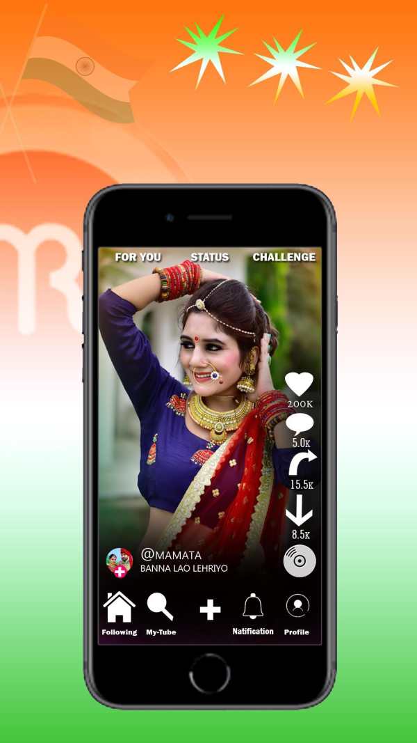 MY ROLE - INDIAN SHORT VIDEO & STATUS SHARING APP screenshot 3