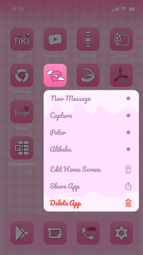 Wow Bear Theme - Icon Pack screenshot 7