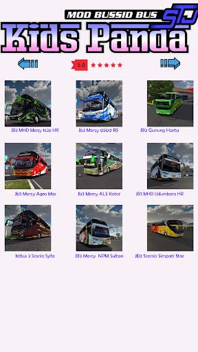 Mod Bussid Bus STJ Kids Panda screenshot 5