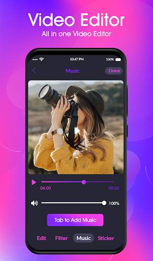 Video Editor - Video Maker With Music screenshot 4