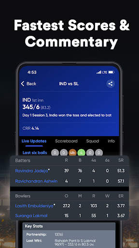 SportsTiger Live Score & News 4 تصوير الشاشة