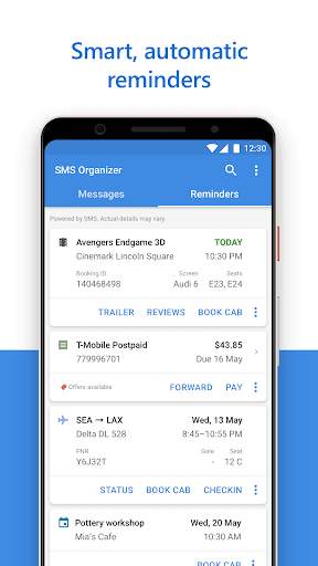 SMS Organizer screenshot 2