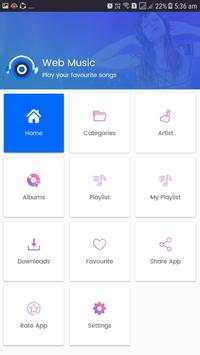 Web Music - Online Mp3 Player screenshot 2