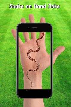 Snake in Hand : Snake on Screen Funny screenshot 1