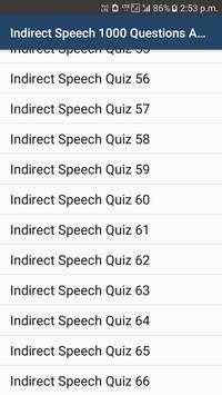 Direct Indirect speech Exercises screenshot 3