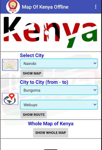 Map Of Kenya Offline screenshot 1