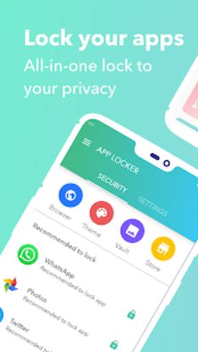 AppCare : App Lock,Vault,Browser and Call Blocker screenshot 1