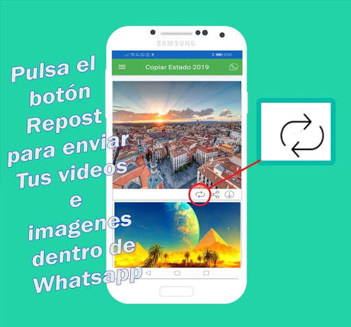 Copiar Estado de Whatsapp 2019 screenshot 1