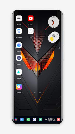 Red magic 7 theme for Launcher screenshot 6