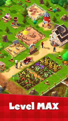 Happy Town Farm: Farming Games screenshot 2