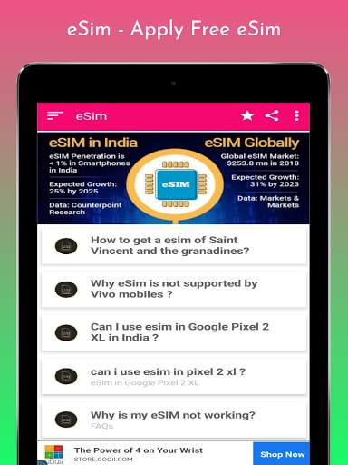 eSim - Apply Free eSim screenshot 7