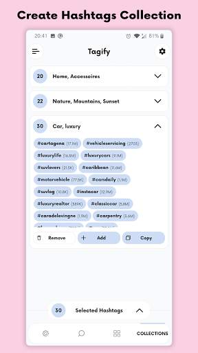 Tagify: hashtags for Instagram screenshot 4