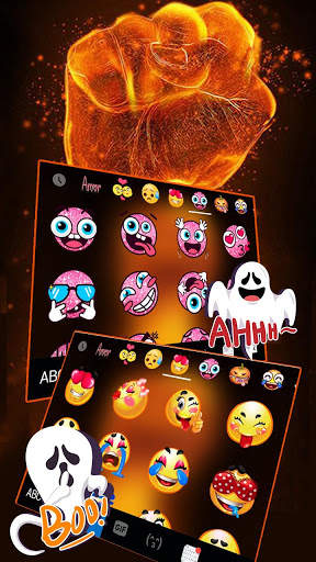 Fire Fist Keyboard Theme screenshot 5