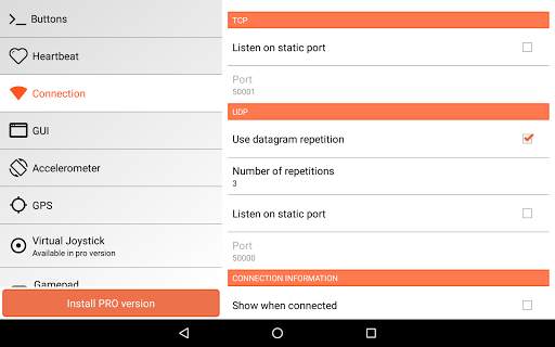 Wifi Device Control Free - To control robots! screenshot 12