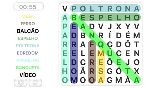 Caça Palavras português screenshot 1
