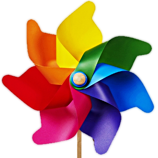 Pinwheel simulator icon