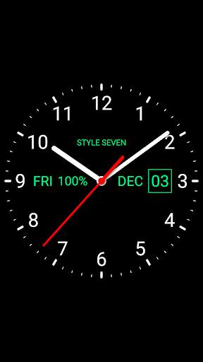 Analog Clock Live Wallpaper-7 screenshot 1