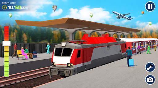 City Train Driving Sim Games screenshot 3