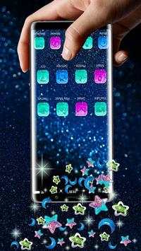 Blue Glitter Gravity Launcher screenshot 2