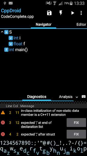 CppDroid - C/C   IDE скриншот 3