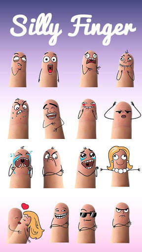 Keyboard Sticker Silly Finger screenshot 2