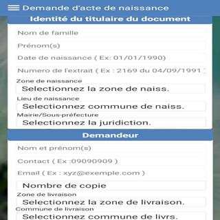 EtatCivil CI screenshot 1