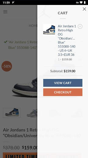 AIR JORDAN SHOP screenshot 5