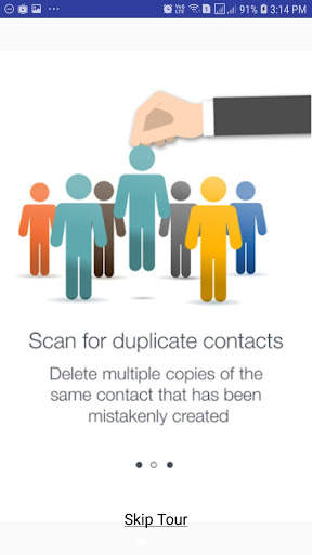 Smart Contact Manager Scan Contacts screenshot 1
