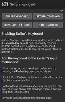 Sulfur's Keyboard screenshot 1