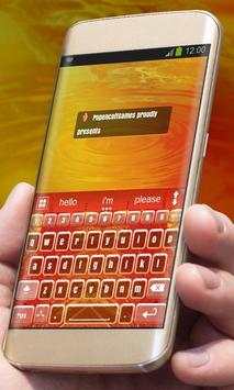 Red lemonade AiType Theme screenshot 1
