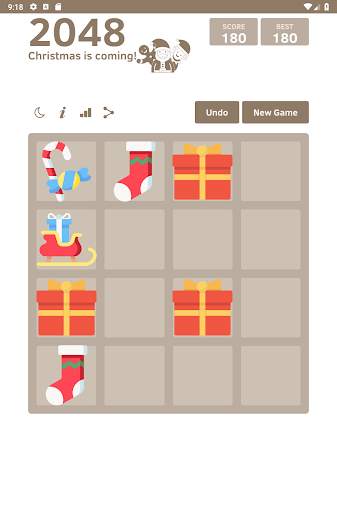 2048 Christmas 🎁 Puzzle Game screenshot 9