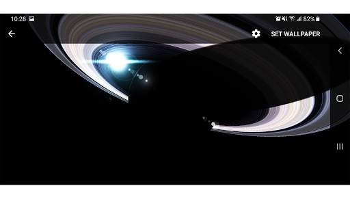 Planet Saturn Parallax 3D Live Wallpaper screenshot 19