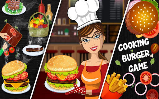 Food Street Burger Simulator : Burger Maker Game screenshot 1
