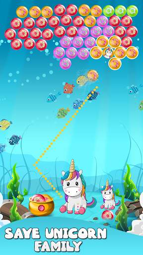 Bubble Shooter Unicorn : Bubble Shooter 2020 screenshot 1